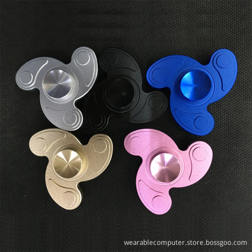 New arrival Aluminum Alloy fidget spinner Top quality Bearing Hand Spinner Toys Tri-spinner